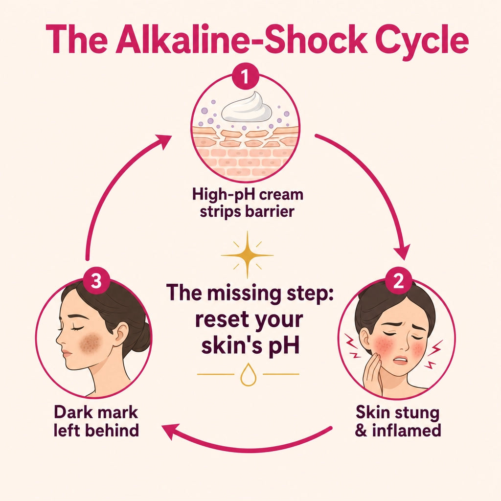 The Alkaline-Shock Cycle