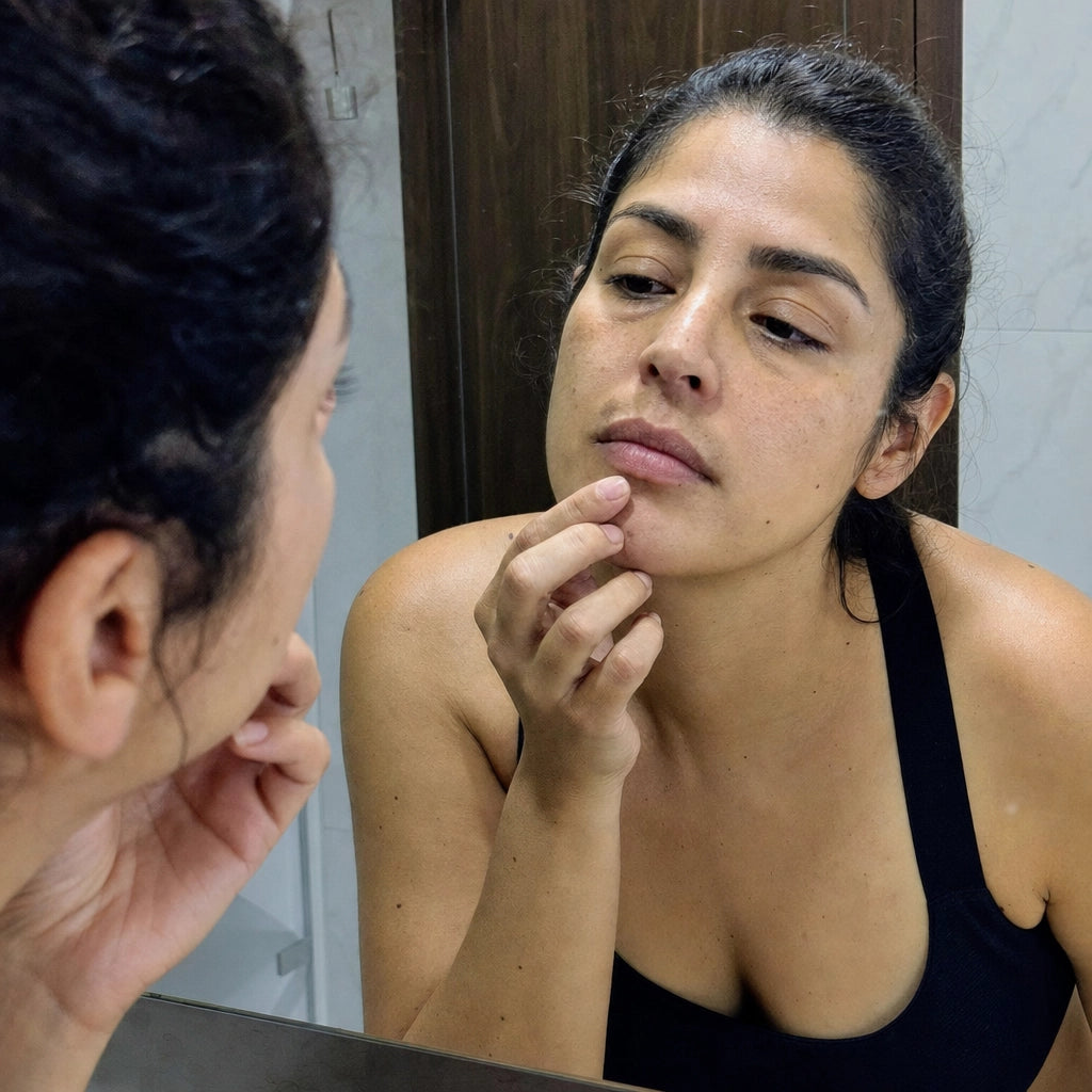 That dark shadow on your chin may not be hair at all.