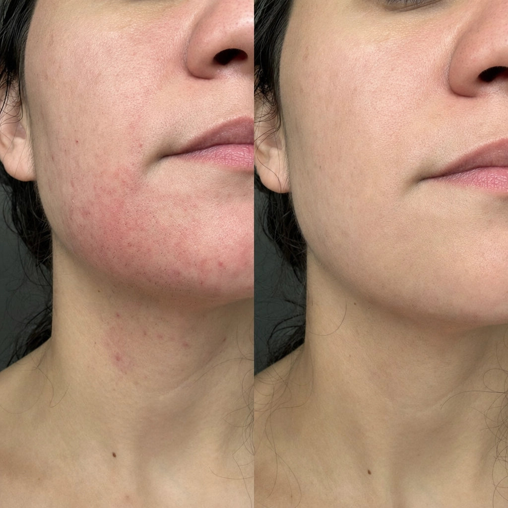Your hormones started it. Your removal method is what your skin reacts to most.